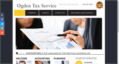 Desktop Screenshot of ogdentaxservice.com