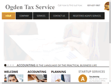 Tablet Screenshot of ogdentaxservice.com